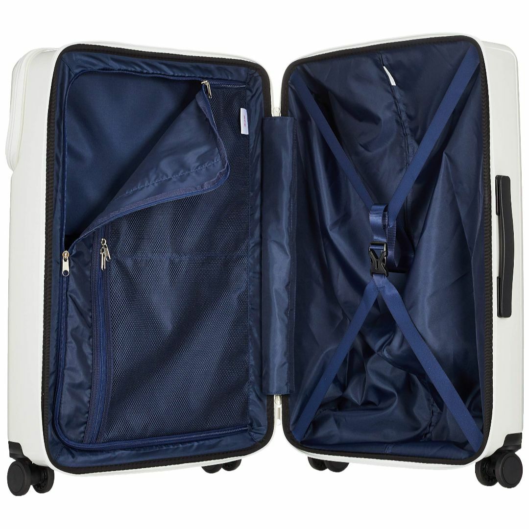 【色:ブルー】エース スーツケース キャリーケース キャリーバッグ mサイズ 3