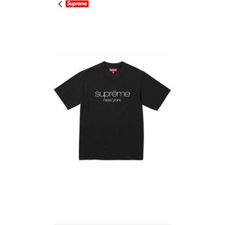 シュプリーム(Supreme)のsupreme Classic logo s/s Top "Black" XL(Tシャツ/カットソー(半袖/袖なし))