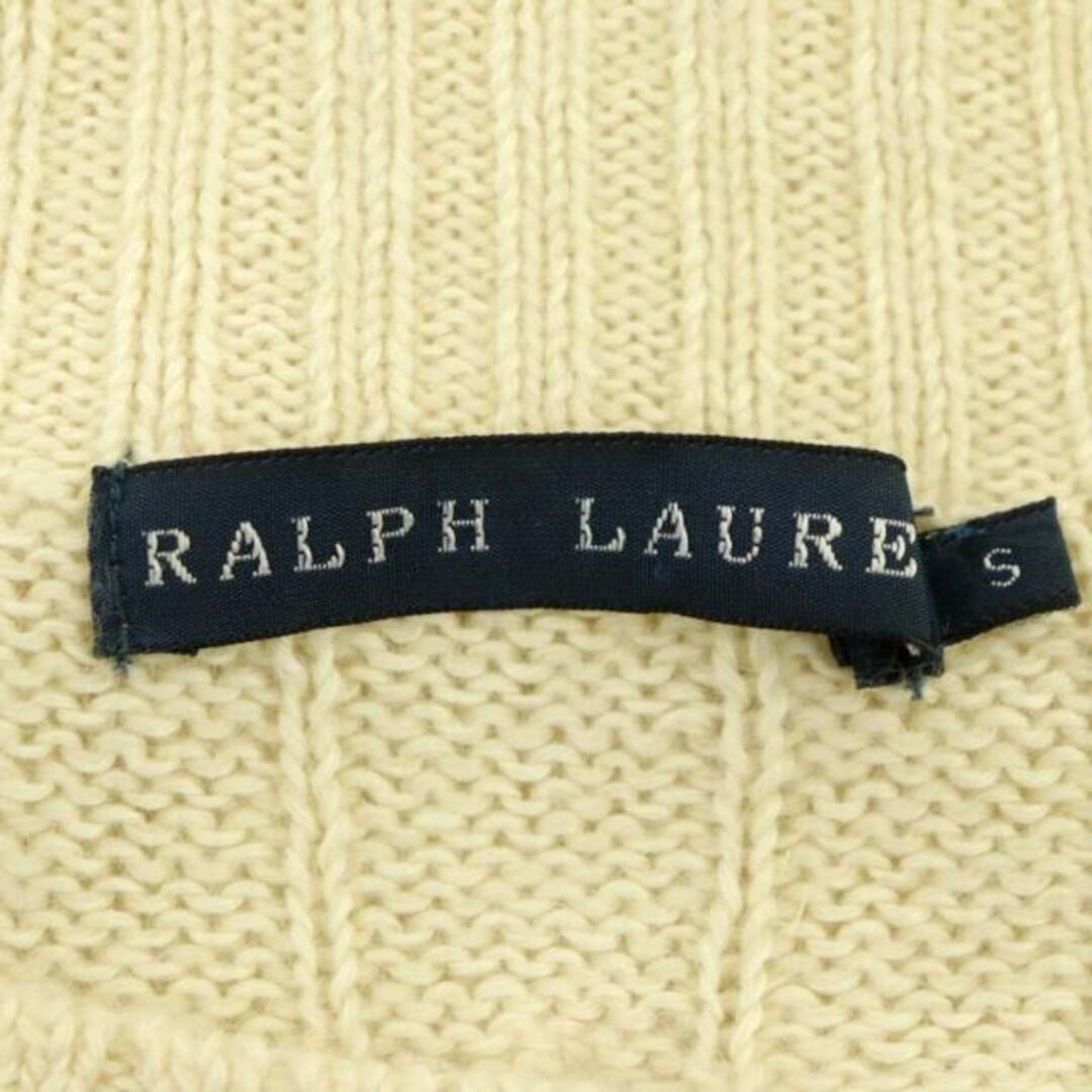 Ralph Lauren(ラルフローレン)のラルフローレン リネンカシミヤニット チュニック セーター 五分袖 ケーブル レディースのトップス(ニット/セーター)の商品写真