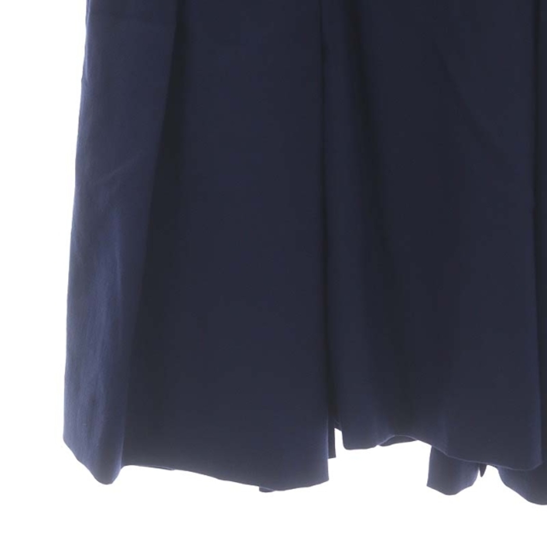 Chesty(チェスティ)のチェスティ リボンギャザースカート ミモレ丈 ロング フレア フリル 0 紺 レディースのスカート(ロングスカート)の商品写真