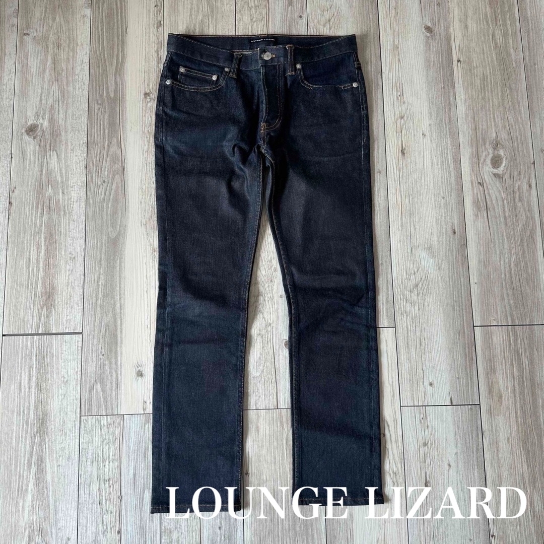 LOUNGE  LIZARD インディゴブルー　デニム　ジーパン