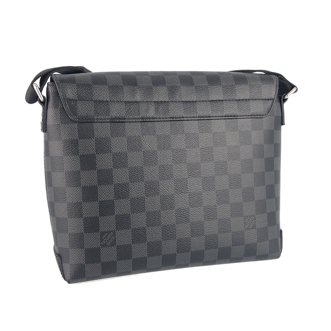 LOUIS VUITTON District PM NV2 Shoulder Bag N40349 Damier Graphite Black Louis  Vuitton