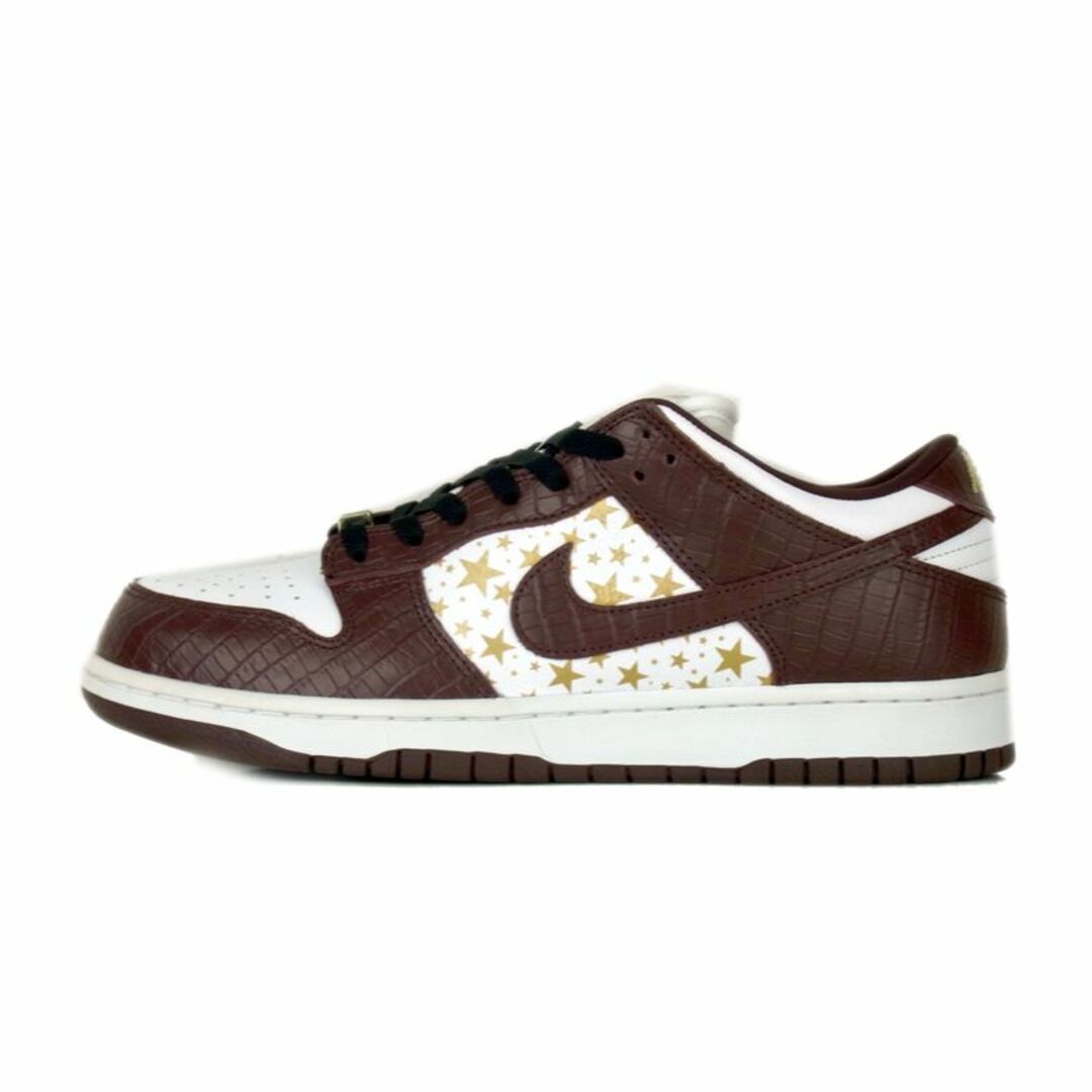 ナイキ NIKE × シュプリーム Supreme ■ 【 SB DUNK LOW OG QS Gold Stars Barkroot Brown DH3228 103 】 SB ダンク ロー ゴールド スターズ ブラウン スニーカー