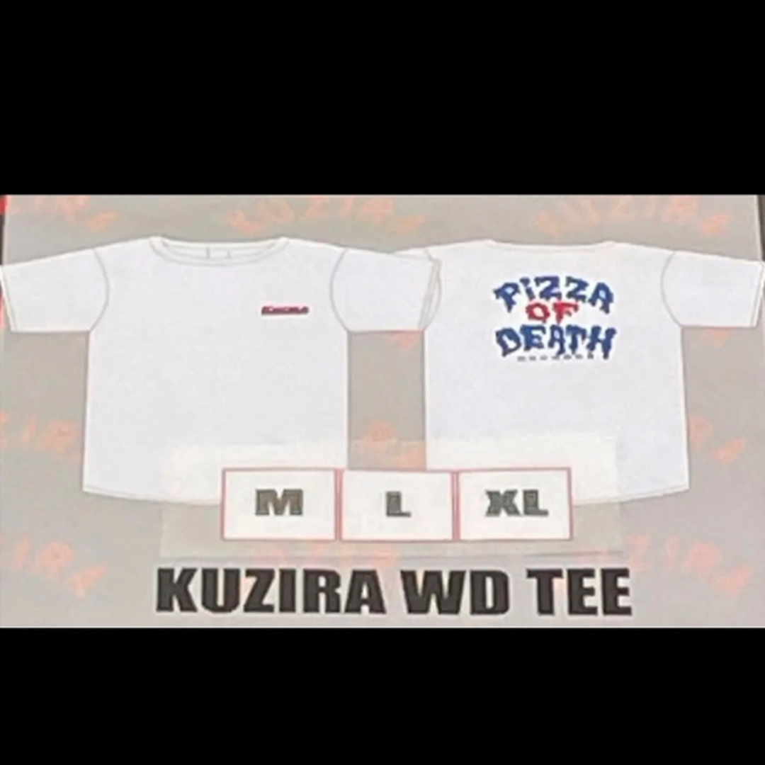 可愛いですKUZIRA PIZZA OF DEATH Tシャツ ピザロゴ L