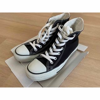 オールスター(ALL STAR（CONVERSE）)のconverse ハイカット スニーカー ブラック 23.5(スニーカー)