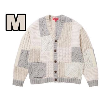 シュプリーム(Supreme)のSupreme Patchwork Cable Knit Cardigan(カーディガン)