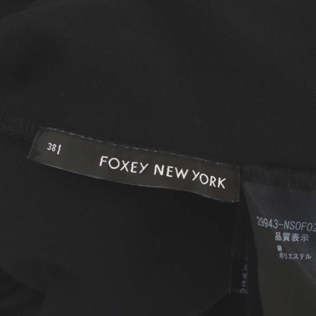 【美品】フォクシーニューヨーク-FOXEY NEW YORK-ベロアポロシャツ