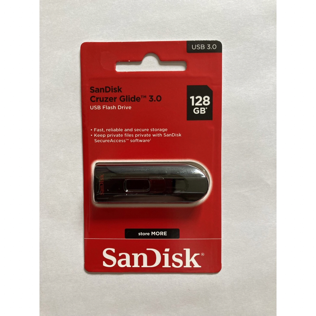 フラッシュドライブ サンディスク 128GB 未使用品