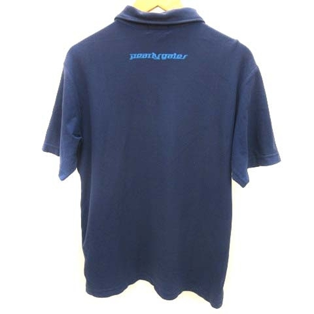 PEARLY GATES(パーリーゲイツ)のパーリーゲイツ 053-167004 ポロシャツ 半袖 ゴルフウェア 紺 L位 メンズのトップス(ポロシャツ)の商品写真