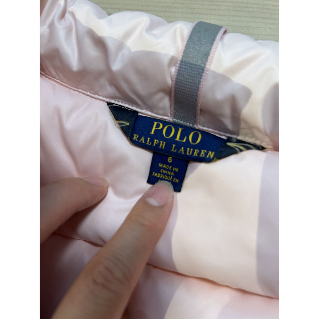 POLO RALPH LAUREN(ポロラルフローレン)のラルフローレン　ベスト　6 キッズ/ベビー/マタニティのキッズ服女の子用(90cm~)(ジャケット/上着)の商品写真