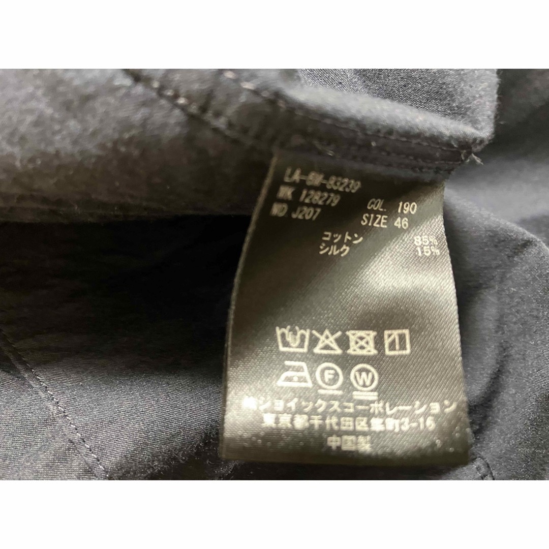 LANVIN COLLECTION(ランバンコレクション)の値段交渉可美品ランバンコレクション　シルク混シャツジャケット メンズのトップス(シャツ)の商品写真