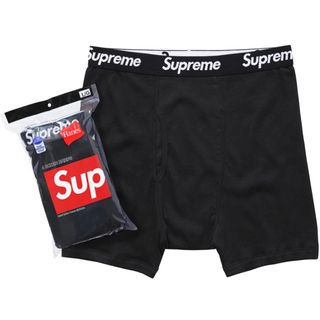 シュプリーム(Supreme)の【 Black M 】Hanes Boxer Briefs ボクサーパンツ(ボクサーパンツ)