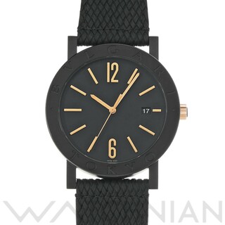 ブルガリ(BVLGARI)の中古 ブルガリ BVLGARI BB41S ブラック メンズ 腕時計(腕時計(アナログ))
