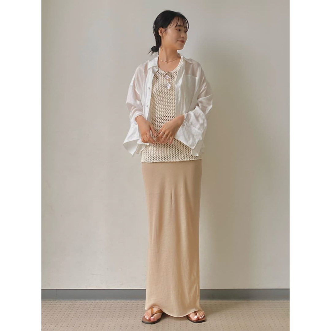 プラージュ RAMIE LYOCELL WIDE シャツ-