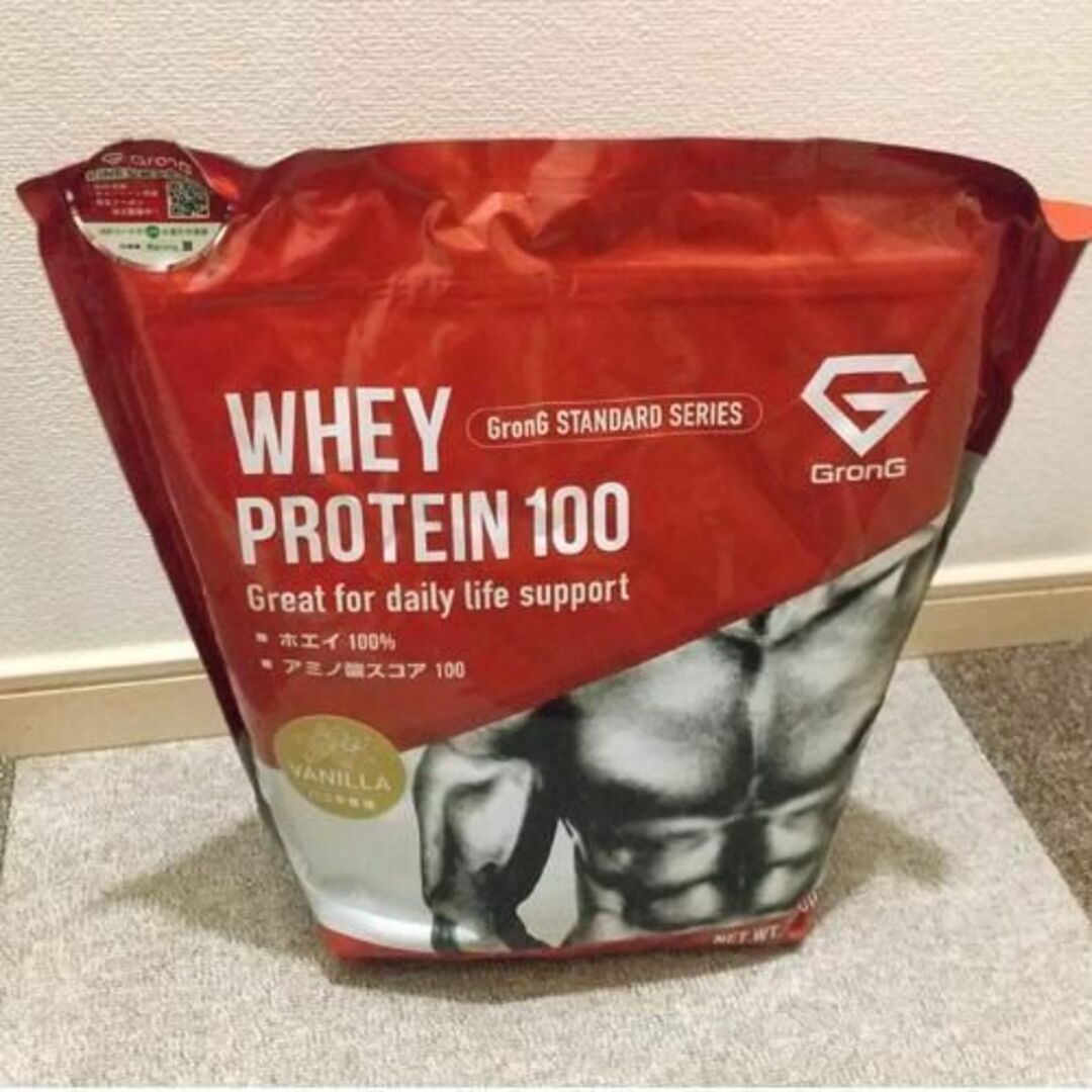 GronG グロング ホエイプロテイン100 バニラ風味 3kgの通販 by wa