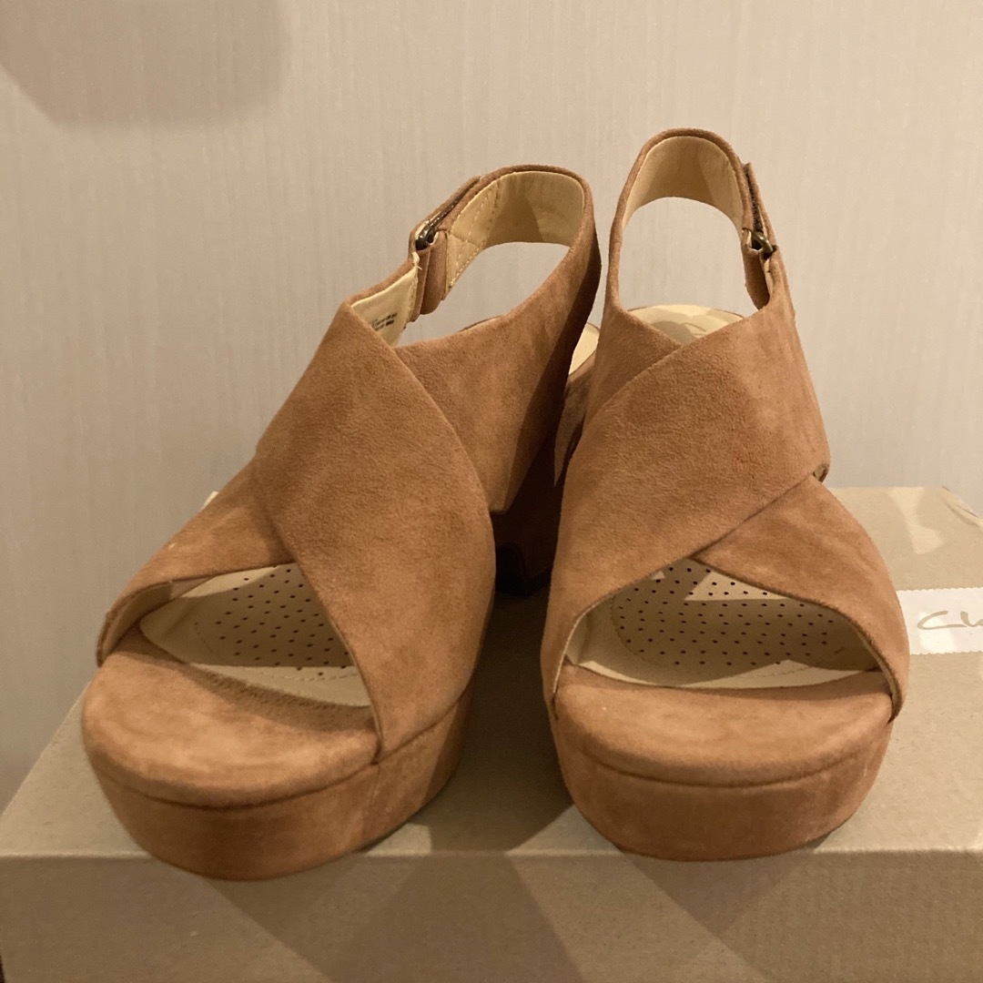 Clarks(クラークス)のClarks◇新品未使用◇マリッツァララ　ウェッジサンダル　size39 レディースの靴/シューズ(サンダル)の商品写真