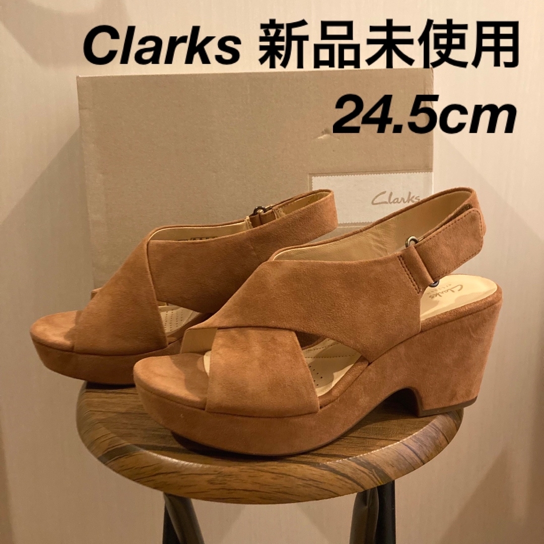 Clarks(クラークス)のClarks◇新品未使用◇マリッツァララ　ウェッジサンダル　size39 レディースの靴/シューズ(サンダル)の商品写真