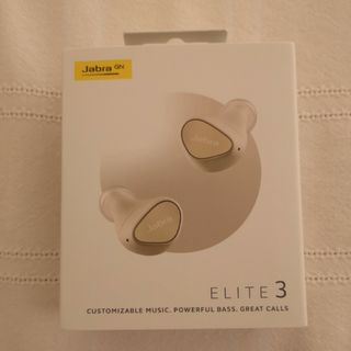 新品未使用　Jabra Elite 3  Light Beige ジャブラ完全(ヘッドフォン/イヤフォン)