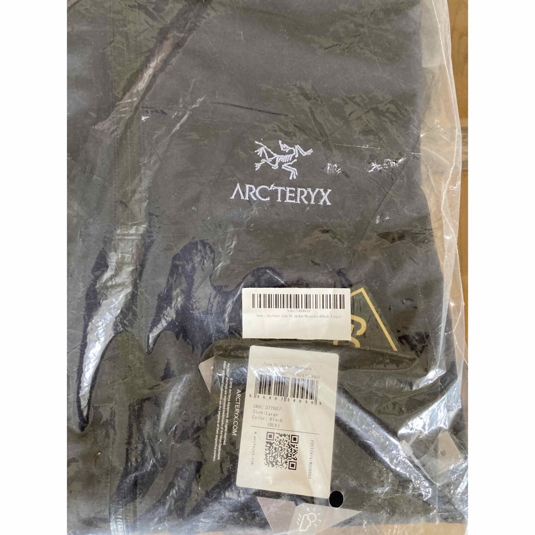 超希少品/未開封 Arc’teryx Zeta SL L Black レディース