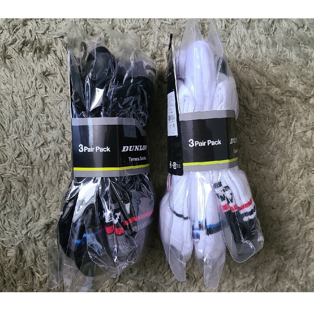 DUNLOP(ダンロップ)の【値下げ】ダンロップ テニスソックス 3足組×2 スポーツ/アウトドアのテニス(その他)の商品写真