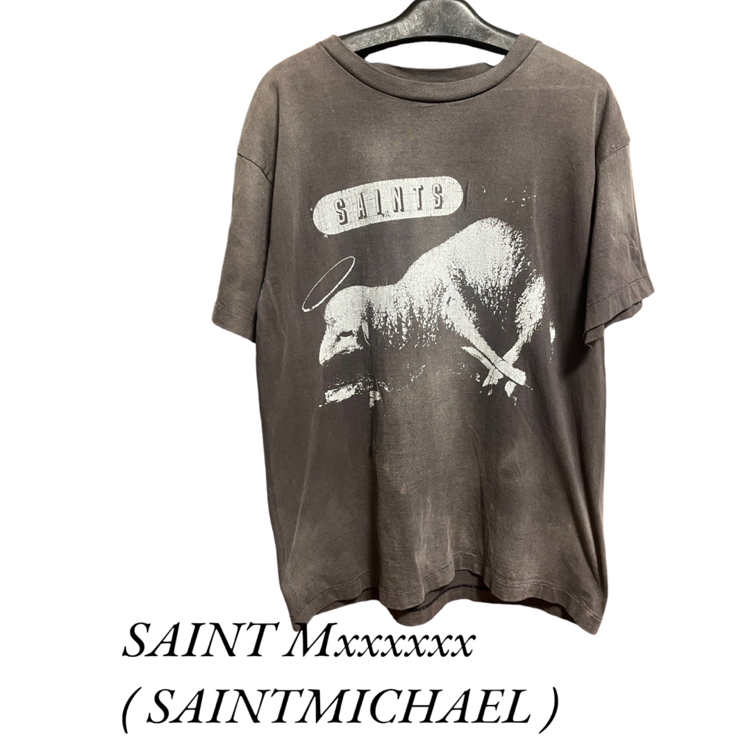 Saint Mxxxxxx セントマイケル Sheep Lion Tシャツ L