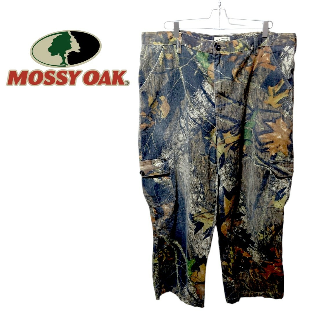 【MOSSY OAK】迷彩 リアルツリーカモ カーゴパンツ 総柄 A-1246