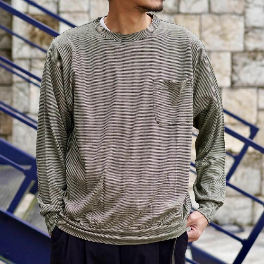 comoli 19aw ウール天竺長袖クルー コモリ