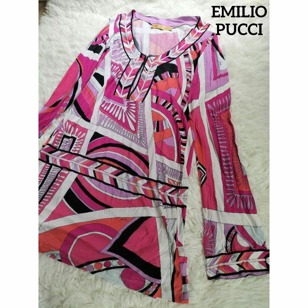 EMILIO PUCCI - EMILIO PUCCI プッチ柄 チュニック カットソーの通販
