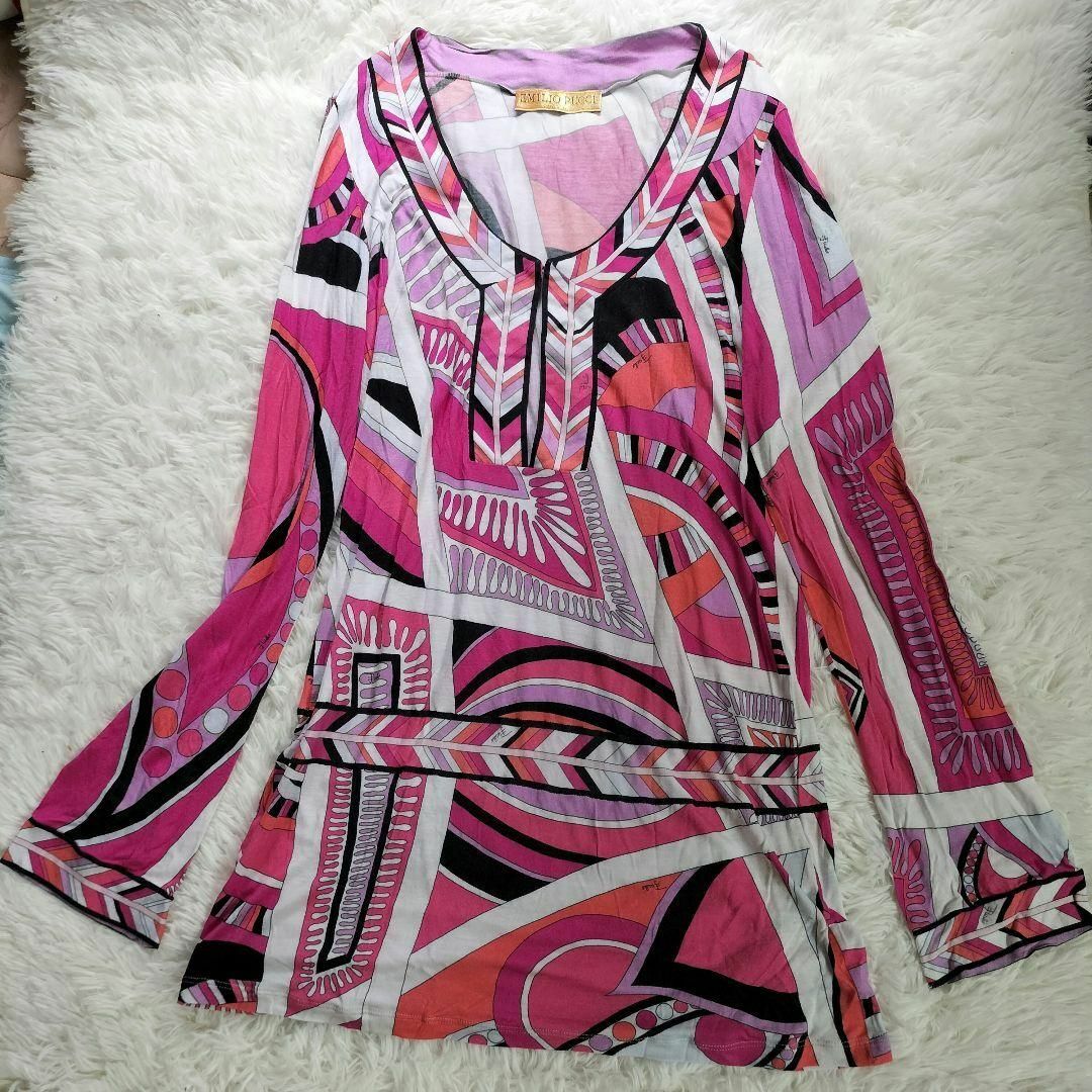 EMILIO PUCCI - EMILIO PUCCI プッチ柄 チュニック カットソーの通販