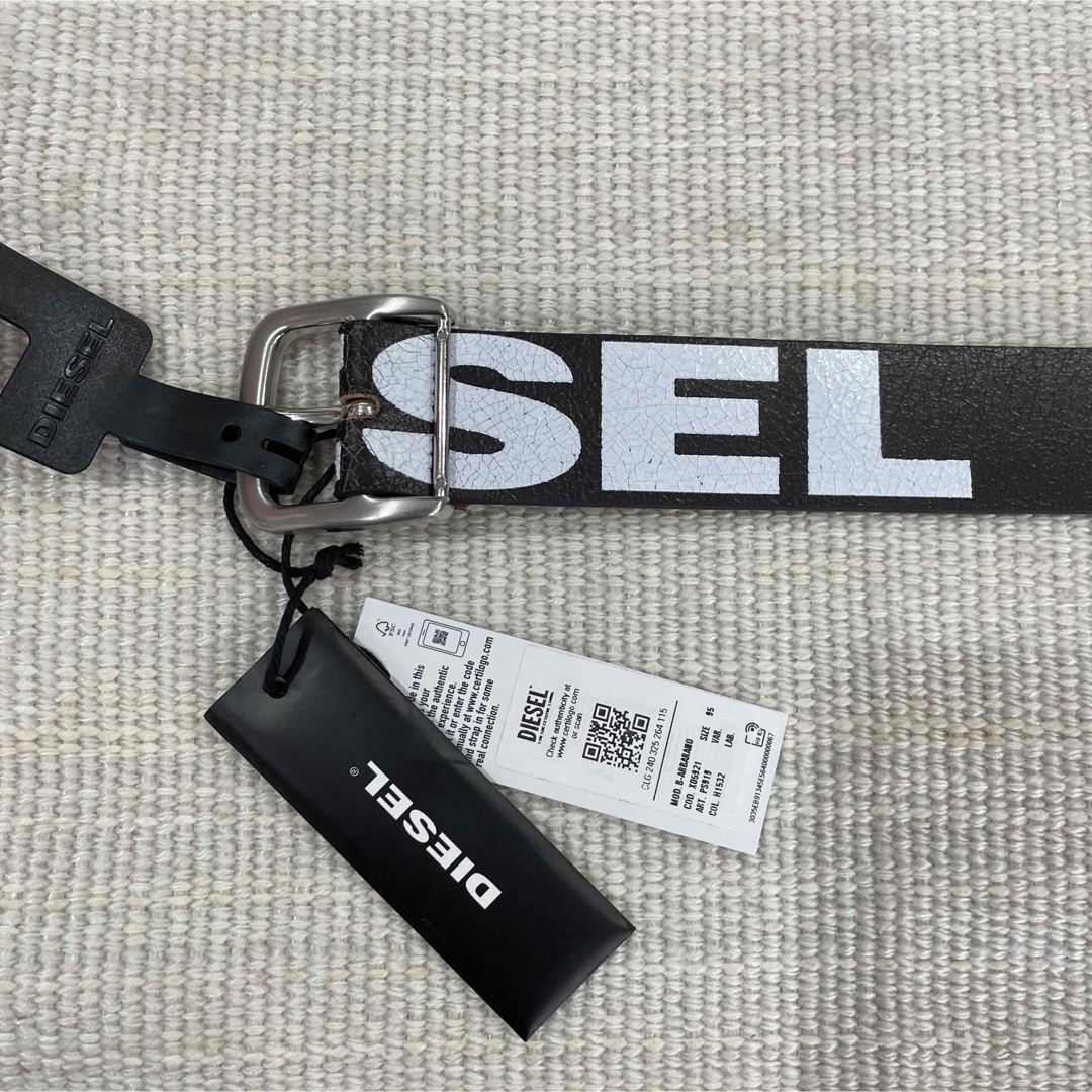 新品DIESELメンズのレザーベルト★DIESEL logo★