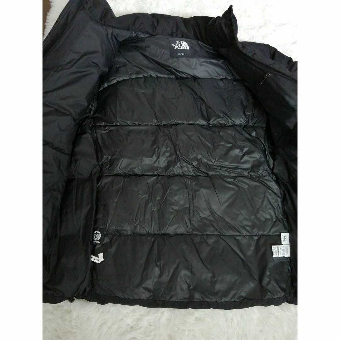 3XL ダウンジャケット コート 黒 NEVER STOP EXPLORING