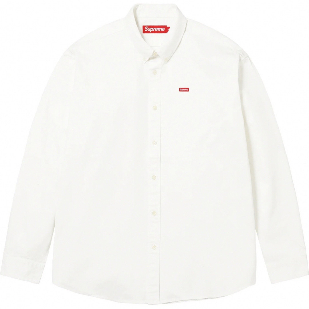 キムタク着 Supreme 23FW 新作 Small Box Shirt 白S