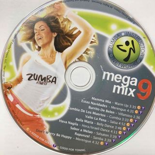 ズンバ(Zumba)のズンバ　MEGAMIX9  CD(クラブ/ダンス)