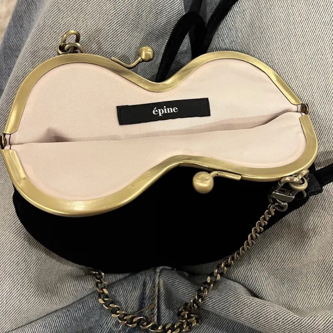 épine epine é Heart velours bagの通販 by ????????????｜エピヌならラクマ