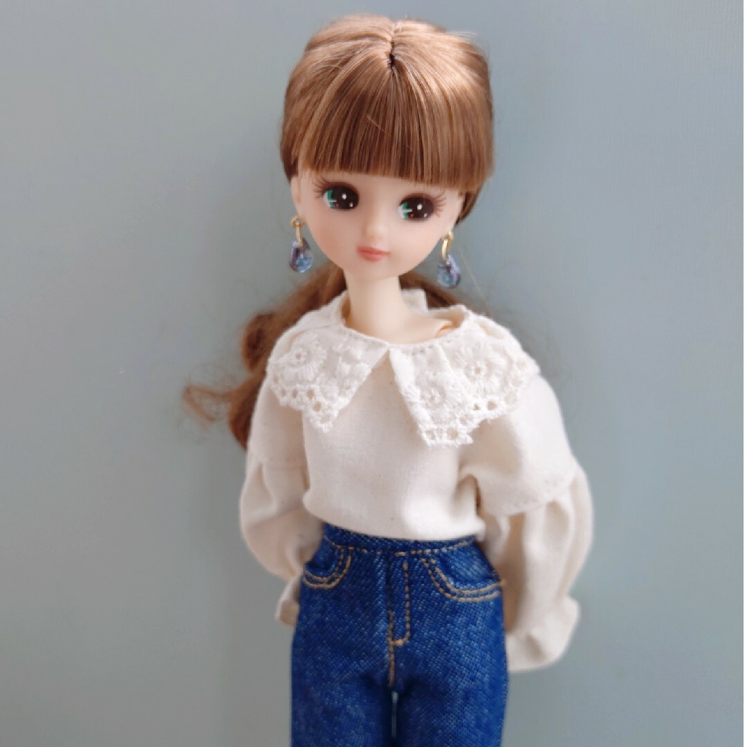 リカちゃんの服☆襟付きトップスぬいぐるみ/人形