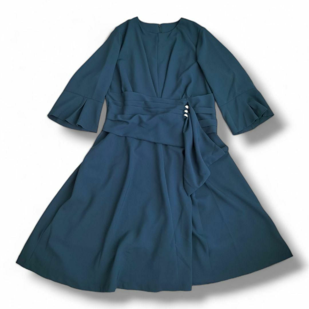 5L パール付きドレス グリーン ルイルエブティック レディースのフォーマル/ドレス(ロングドレス)の商品写真