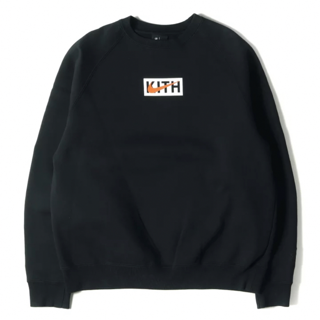 kith nike boxlogo crewneck fleece