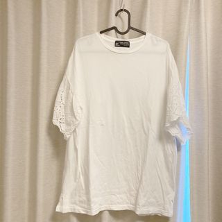 ホワイトカットソー(Tシャツ/カットソー(半袖/袖なし))