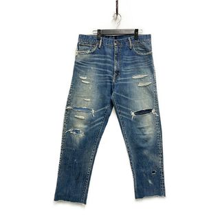 ヴィスヴィム(VISVIM)のVISVIM ビズビム 0120305005002 SS JOURNNEYMAN PANTS TACKED CRASH ジャーニーマン ダメージ加工 デニムパンツ 正規品 / 31850(ジャージ)