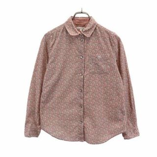 ラコステ(LACOSTE)のラコステ コーデュロイ 花柄 長袖 シャツ 42 ピンク系 LACOSTE レディース 【中古】  【230909】 メール便可(シャツ/ブラウス(半袖/袖なし))