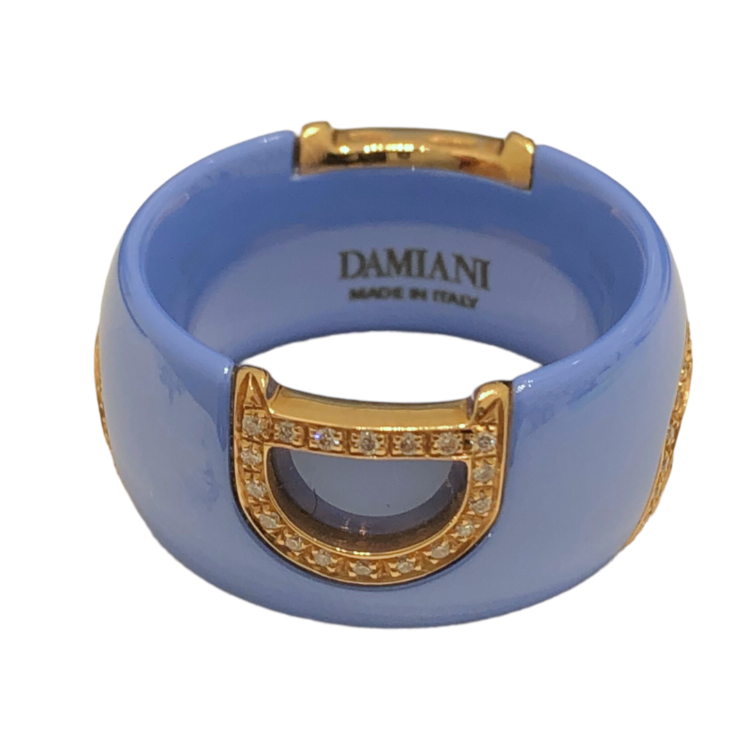 ダミアーニ DAMIANI Dアイコン ダイヤリング ホワイトセラミック/750PG ホワイトセラミック/750PG ジュエリー