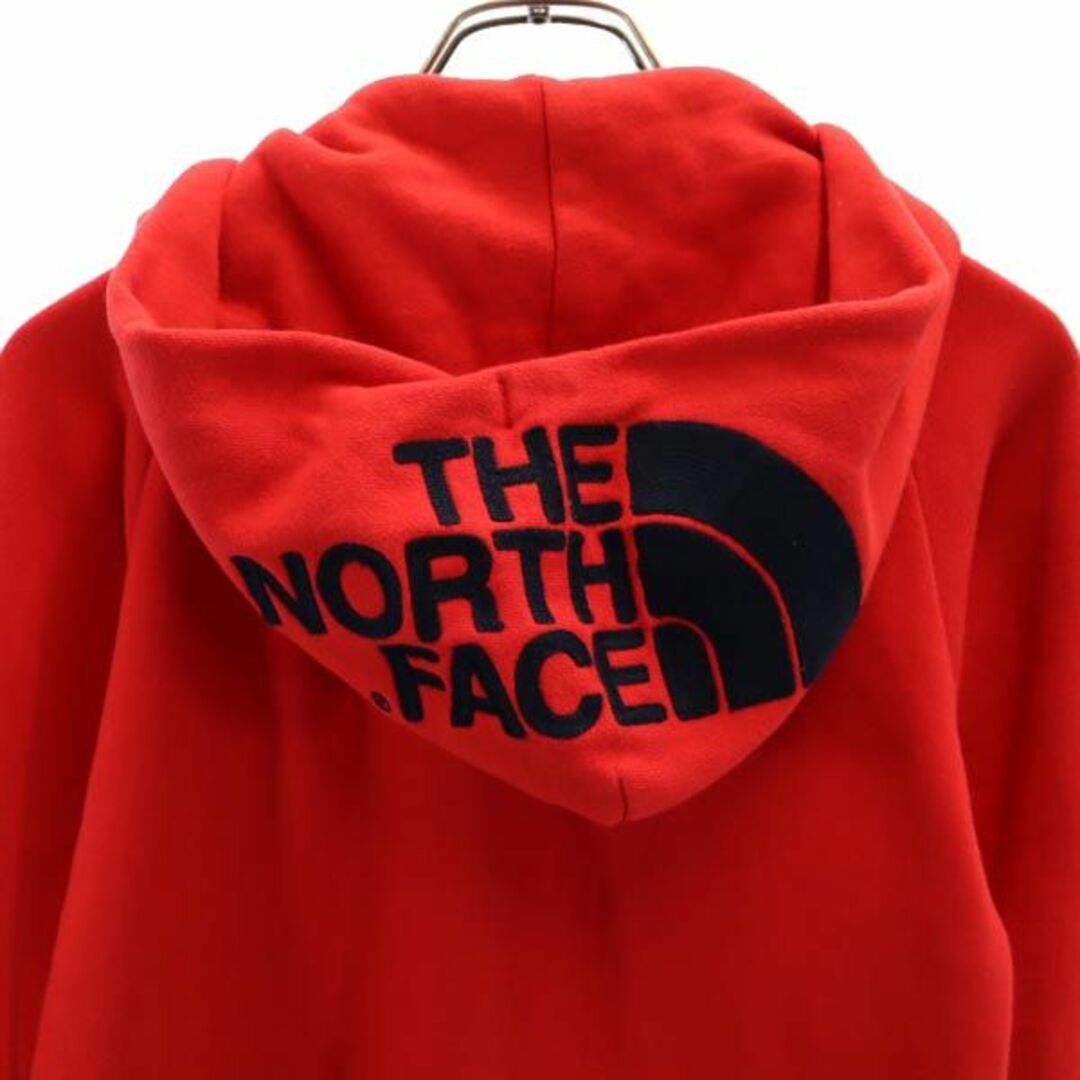 ノースフェイス NTW61440 アウトドア ジップパーカー L レッド系 THE NORTH FACE ロゴ 刺繍 レディース   【230909】