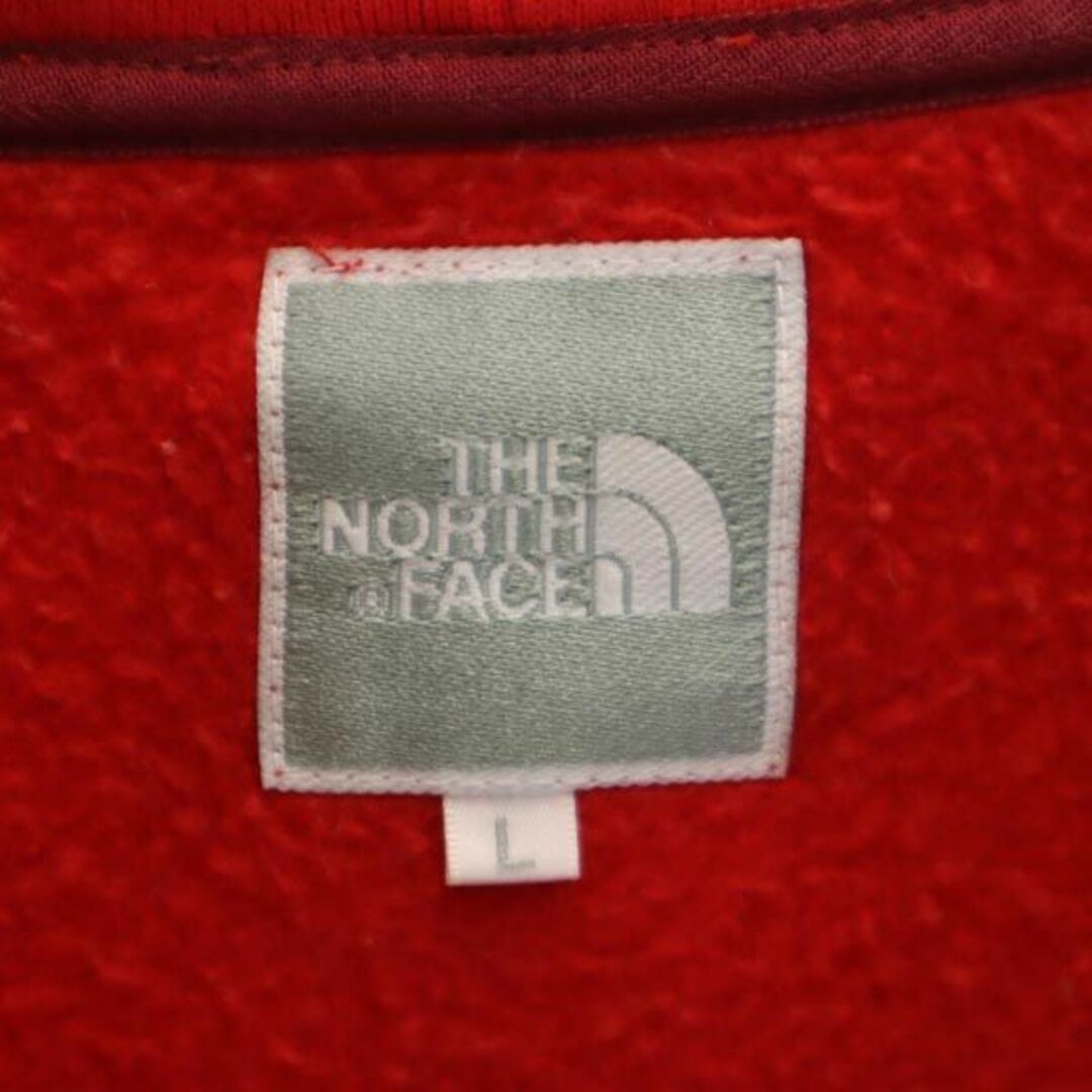 ノースフェイス NTW61440 アウトドア ジップパーカー L レッド系 THE NORTH FACE ロゴ 刺繍 レディース   【230909】