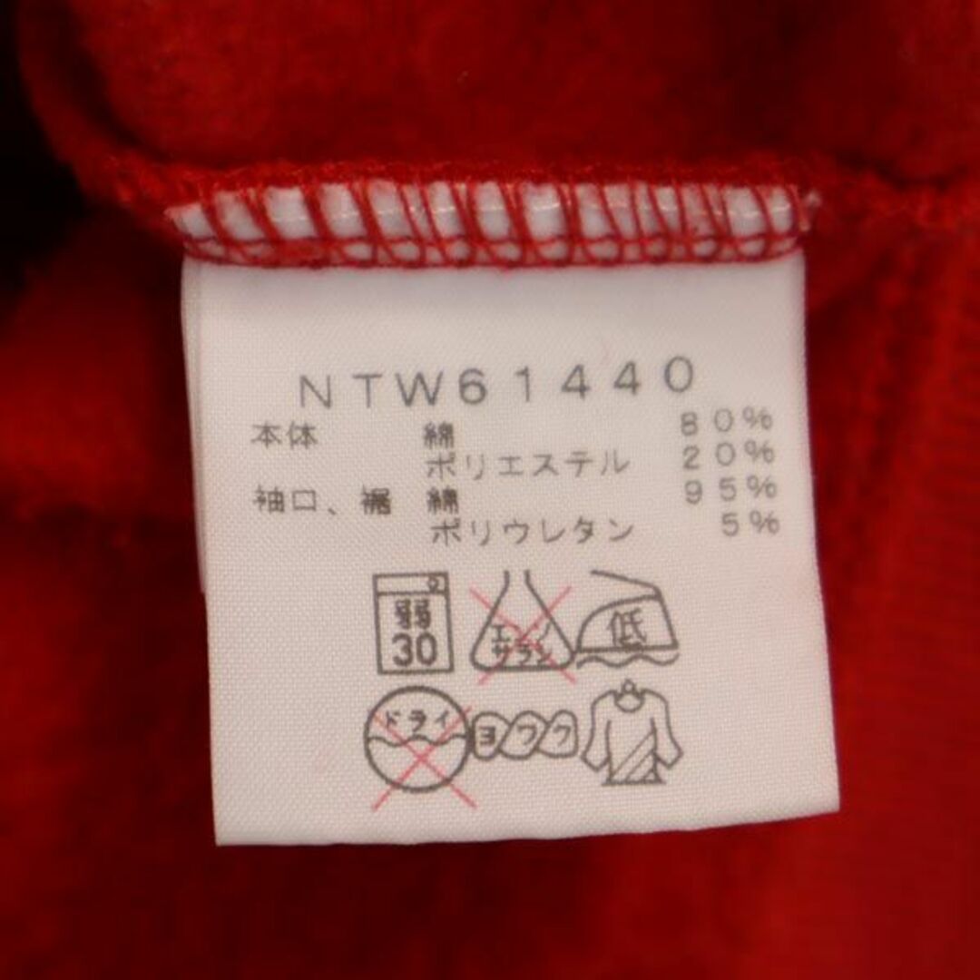 ノースフェイス NTW61440 アウトドア ジップパーカー L レッド系 THE NORTH FACE ロゴ 刺繍 レディース   【230909】