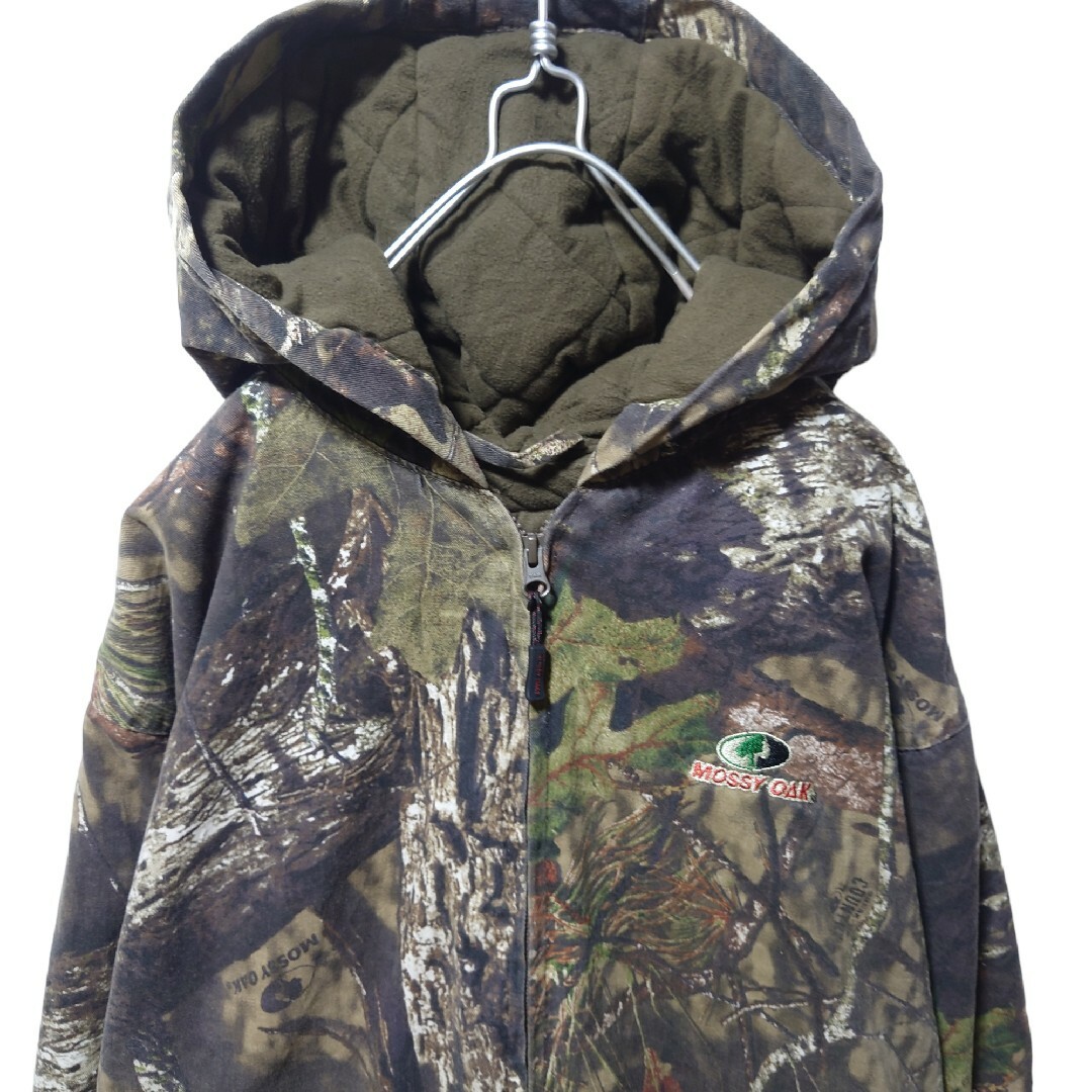 【MOSSY OAK】リアルツリーカモ フード付き中綿入りブルゾン A-1248
