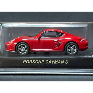 キョウショウ(京商)の京商 1/64 ポルシェ3 PORSCHE CAYMAN ケイマンS レッド(ミニカー)