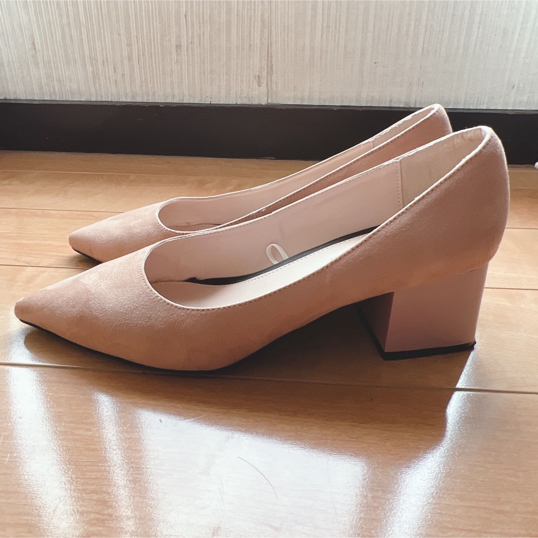 ZARA スウェード ローファー ベージュ 38 24cm - ローファー