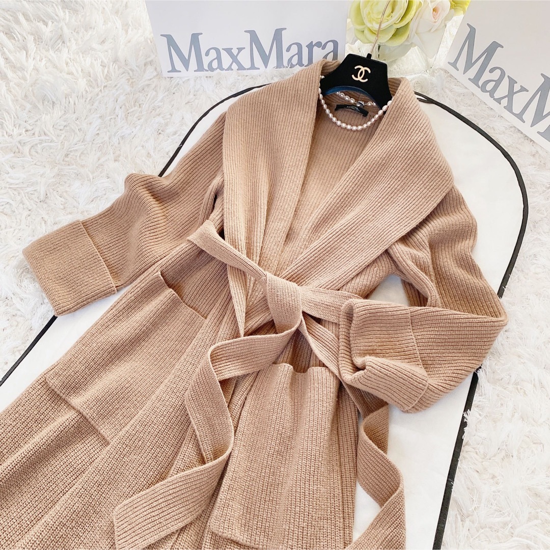 Max Mara - ☆新品同様☆マックスマーラ☆キャメル☆カーディガン☆の