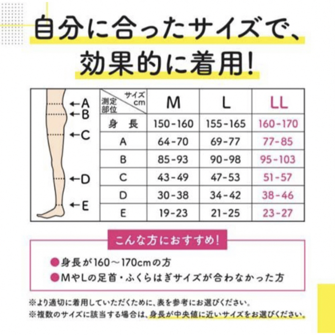 MediQttO(メディキュット)のLLサイズ　寝ながらメディキュット 骨盤サポート 着圧スパッツ メディキュット コスメ/美容のコスメ/美容 その他(その他)の商品写真