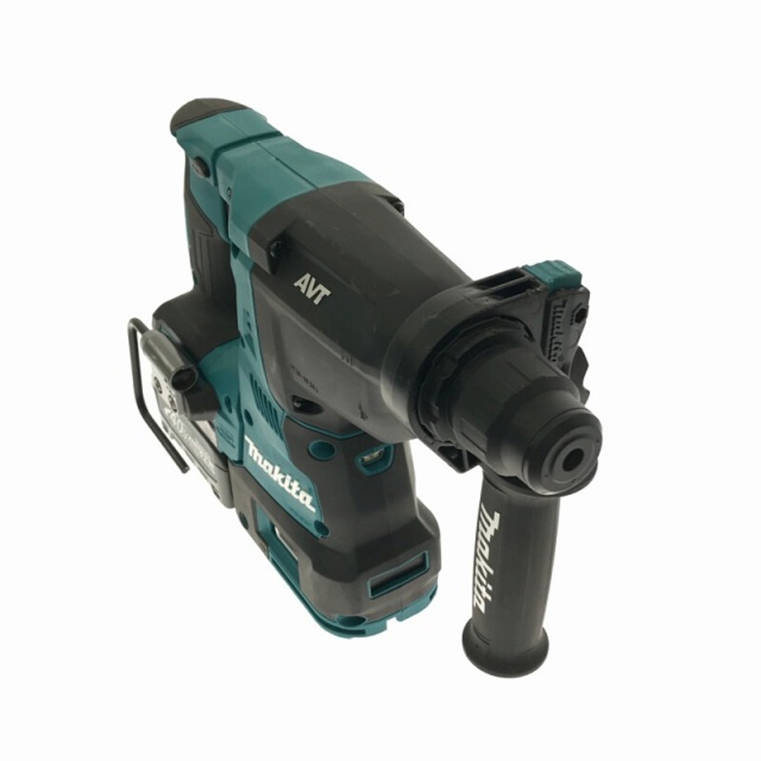 ☆比較的綺麗☆makita マキタ 40Vmax 28mm 充電式ハンマドリル HR001GRDX 青/ブルー バッテリー2個(2.5Ah) 充電器 ケース付 77607